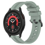 Cinturino in silicone a strisce concave da 20 mm, For Samsung Galaxy Watch5 40mm, For Samsung Galaxy Watch5 Pro 45mm