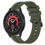 Cinturino in silicone a strisce concave da 20 mm, For Samsung Galaxy Watch5 40mm, For Samsung Galaxy Watch5 Pro 45mm
