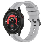 Cinturino in silicone a strisce concave da 20 mm, For Samsung Galaxy Watch5 40mm, For Samsung Galaxy Watch5 Pro 45mm