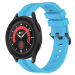 Cinturino in silicone a strisce concave da 20 mm, For Samsung Galaxy Watch5 40mm, For Samsung Galaxy Watch5 Pro 45mm