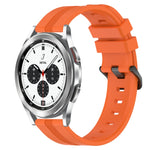 Cinturino in silicone a strisce concave da 20 mm, For Samsung  Galaxy Watch 4 Classic 42mm, For Samsung  Galaxy Watch 4 Classic 46mm