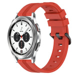 Cinturino in silicone a strisce concave da 20 mm, For Samsung  Galaxy Watch 4 Classic 42mm, For Samsung  Galaxy Watch 4 Classic 46mm