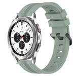 Cinturino in silicone a strisce concave da 20 mm, For Samsung  Galaxy Watch 4 Classic 42mm, For Samsung  Galaxy Watch 4 Classic 46mm