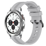 Cinturino in silicone a strisce concave da 20 mm, For Samsung  Galaxy Watch 4 Classic 42mm, For Samsung  Galaxy Watch 4 Classic 46mm