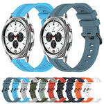 Cinturino in silicone a strisce concave da 20 mm, For Samsung  Galaxy Watch 4 Classic 42mm, For Samsung  Galaxy Watch 4 Classic 46mm