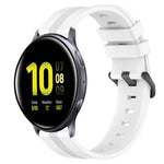 Cinturino in silicone a strisce concave da 20 mm, For Samsung Galaxy Watch Active 2 40mm, For Samsung Galaxy Watch Active 2 44mm