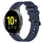 Cinturino in silicone a strisce concave da 20 mm, For Samsung Galaxy Watch Active 2 40mm, For Samsung Galaxy Watch Active 2 44mm