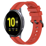 Cinturino in silicone a strisce concave da 20 mm, For Samsung Galaxy Watch Active 2 40mm, For Samsung Galaxy Watch Active 2 44mm