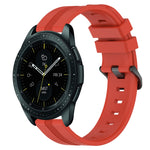 Cinturino in silicone a strisce concave da 20 mm, For Samsung Galaxy Watch 42mm, For Samsung Galaxy Watch 6 44mm