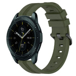 Cinturino in silicone a strisce concave da 20 mm, For Samsung Galaxy Watch 42mm, For Samsung Galaxy Watch 6 44mm