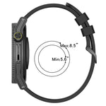 Cinturino in silicone a strisce concave da 20 mm, For Samsung Galaxy Watch 6 40mm, For Samsung Galaxy Watch 6 Classic 43mm