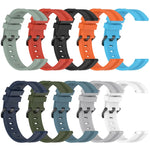 Cinturino in silicone a strisce concave da 20 mm, For Samsung Galaxy Watch 6 Classic 47mm, For Samsung Galaxy Watch5 44mm
