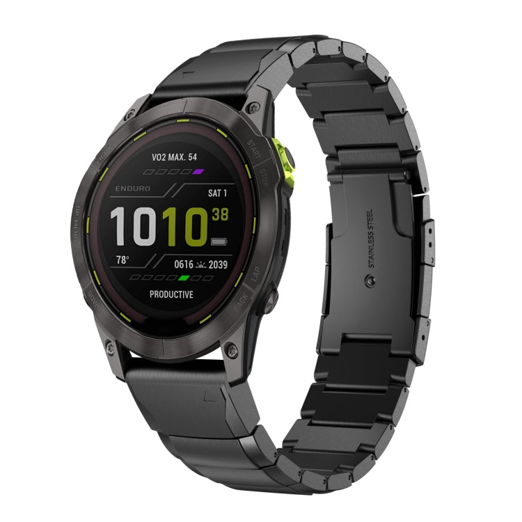 Cinturino in acciaio inossidabile con guscio di tartaruga da 26 mm, For Garmin Fenix 7X, For Garmin Enduro 2, For Garmin Tactix 7, For Garmin Tactix 7 Pro, For Garmin Fenix 7X Solar, For Garmin Tactix Delta, For Garmin Enduro, For Garmin Fenix 6X      ...
