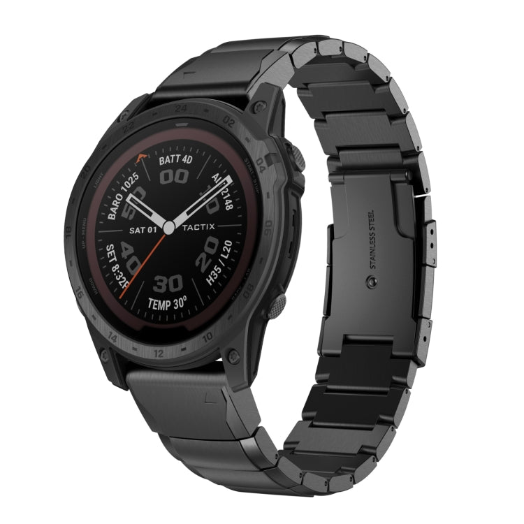 Cinturino in acciaio inossidabile con guscio di tartaruga da 26 mm, For Garmin Fenix 7X, For Garmin Enduro 2, For Garmin Tactix 7, For Garmin Tactix 7 Pro, For Garmin Fenix 7X Solar, For Garmin Tactix Delta, For Garmin Enduro, For Garmin Fenix 6X      ...