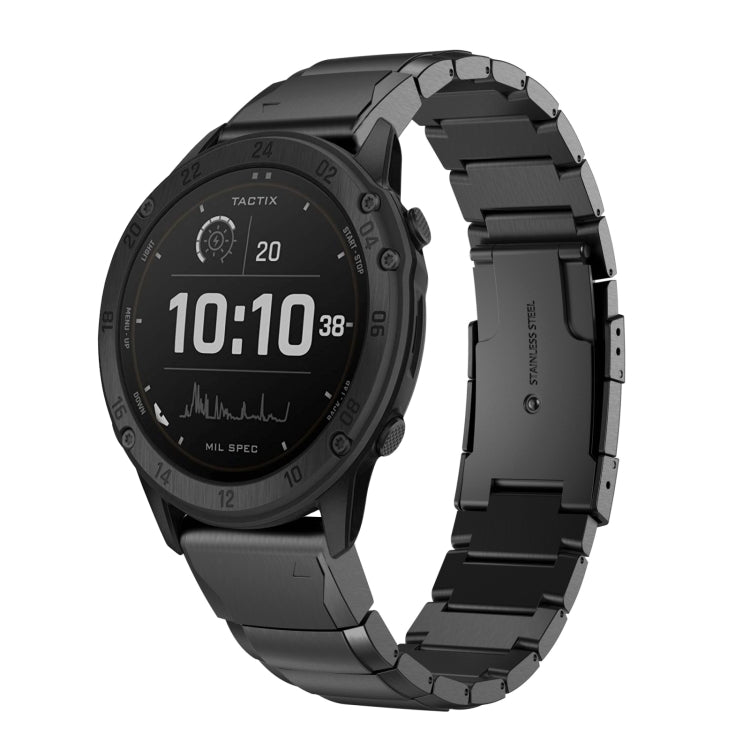 Cinturino in acciaio inossidabile con guscio di tartaruga da 26 mm, For Garmin Fenix 7X, For Garmin Enduro 2, For Garmin Tactix 7, For Garmin Tactix 7 Pro, For Garmin Fenix 7X Solar, For Garmin Tactix Delta, For Garmin Enduro, For Garmin Fenix 6X      ...