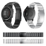 Cinturino in acciaio inossidabile con guscio di tartaruga da 26 mm, For Garmin Fenix 3, For Garmin Fenix 3 HR, For Garmin Descent MK 2, For Garmin Descent MK 2i