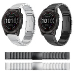 Cinturino in acciaio inossidabile con guscio di tartaruga da 22 mm, For Garmin Fenix 7, For Garmin Fenix 7 Solar, For Garmin Fenix 7 Sapphire Solar, For Garmin EPIX Gen 2, For Garmin Approach S62, For Garmin Fenix 6 GPS, For Garmin Fenix 6 Pro GPS     ...