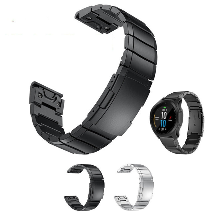 Cinturino in acciaio inossidabile con guscio di tartaruga da 22 mm, For Garmin Fenix 7, For Garmin Fenix 7 Solar, For Garmin Fenix 7 Sapphire Solar, For Garmin EPIX Gen 2, For Garmin Approach S62, For Garmin Fenix 6 GPS, For Garmin Fenix 6 Pro GPS     ...