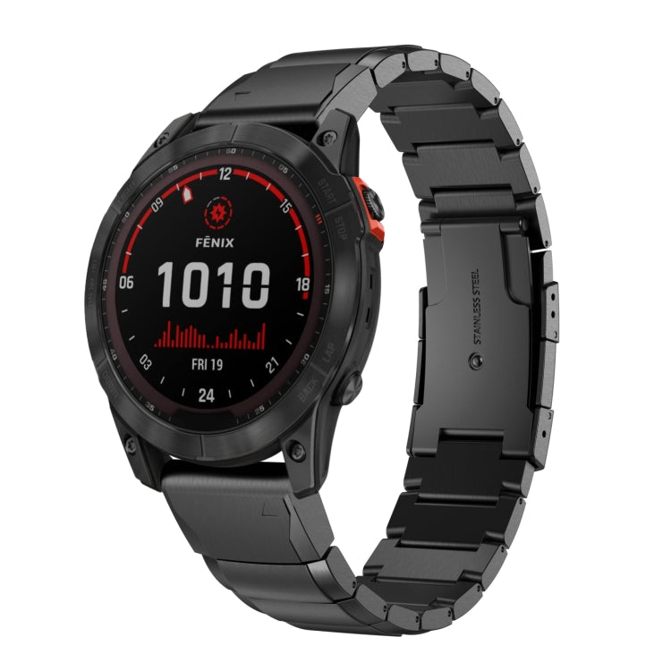 Cinturino in acciaio inossidabile con guscio di tartaruga da 22 mm, For Garmin Fenix 7, For Garmin Fenix 7 Solar, For Garmin Fenix 7 Sapphire Solar, For Garmin EPIX Gen 2, For Garmin Approach S62, For Garmin Fenix 6 GPS, For Garmin Fenix 6 Pro GPS     ...