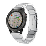 Cinturino in acciaio inossidabile con guscio di tartaruga da 22 mm, For Garmin Fenix 7, For Garmin Fenix 7 Solar, For Garmin Fenix 7 Sapphire Solar, For Garmin EPIX Gen 2, For Garmin Approach S62, For Garmin Fenix 6 GPS, For Garmin Fenix 6 Pro GPS     ...