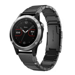 Cinturino in acciaio inossidabile con guscio di tartaruga da 22 mm, For Garmin Fenix 7, For Garmin Fenix 7 Solar, For Garmin Fenix 7 Sapphire Solar, For Garmin EPIX Gen 2, For Garmin Approach S62, For Garmin Fenix 6 GPS, For Garmin Fenix 6 Pro GPS     ...