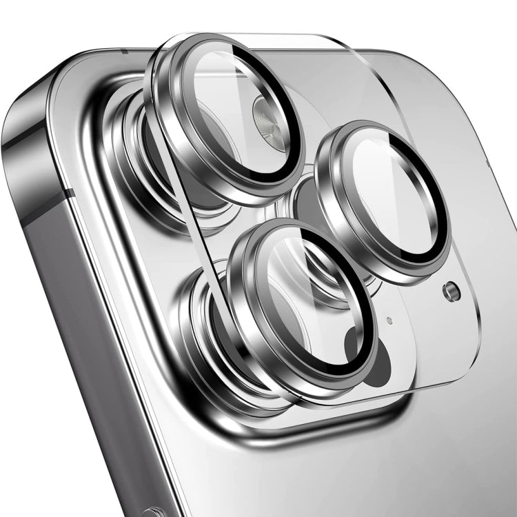Per iPhone 14 Pro / 14 Pro Max ENKAY Hat-Prince 9H Obiettivo fotocamera posteriore Vetro temperato Pellicola in lega di alluminio