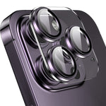 Per iPhone 14 Pro / 14 Pro Max ENKAY Hat-Prince 9H Obiettivo fotocamera posteriore Vetro temperato Pellicola in lega di alluminio