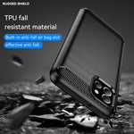 Custodia per telefono TPU in fibra di carbonio con trama spazzolata, For Samsung Galaxy F04, For Xiaomi Redmi K60E, For Xiaomi Poco C50, For Xiaomi Redmi Note 12 Pro Speed, For Infinix Note 12i, For Infinix Hot 12 Play, For Infinix Hot 12 Play NFC     ...
