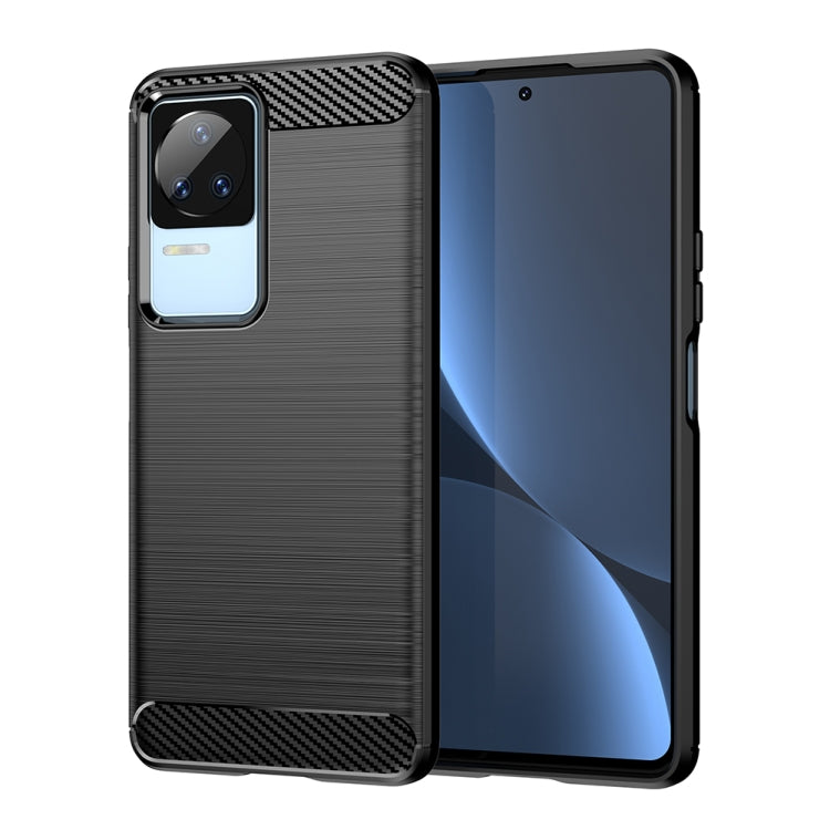 Custodia per telefono TPU in fibra di carbonio con trama spazzolata, For Samsung Galaxy F04, For Xiaomi Redmi K60E, For Xiaomi Poco C50, For Xiaomi Redmi Note 12 Pro Speed, For Infinix Note 12i, For Infinix Hot 12 Play, For Infinix Hot 12 Play NFC     ...