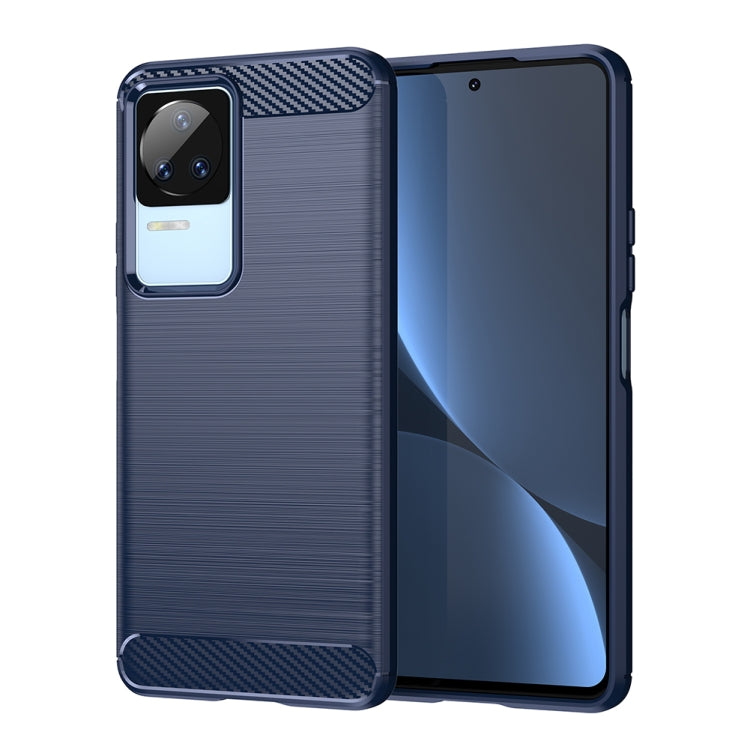 Custodia per telefono TPU in fibra di carbonio con trama spazzolata, For Samsung Galaxy F04, For Xiaomi Redmi K60E, For Xiaomi Poco C50, For Xiaomi Redmi Note 12 Pro Speed, For Infinix Note 12i, For Infinix Hot 12 Play, For Infinix Hot 12 Play NFC     ...
