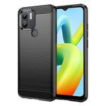 Custodia per telefono TPU in fibra di carbonio con trama spazzolata, For Samsung Galaxy F04, For Xiaomi Redmi K60E, For Xiaomi Poco C50, For Xiaomi Redmi Note 12 Pro Speed, For Infinix Note 12i, For Infinix Hot 12 Play, For Infinix Hot 12 Play NFC     ...