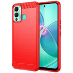 Custodia per telefono TPU in fibra di carbonio con trama spazzolata, For Samsung Galaxy F04, For Xiaomi Redmi K60E, For Xiaomi Poco C50, For Xiaomi Redmi Note 12 Pro Speed, For Infinix Note 12i, For Infinix Hot 12 Play, For Infinix Hot 12 Play NFC     ...