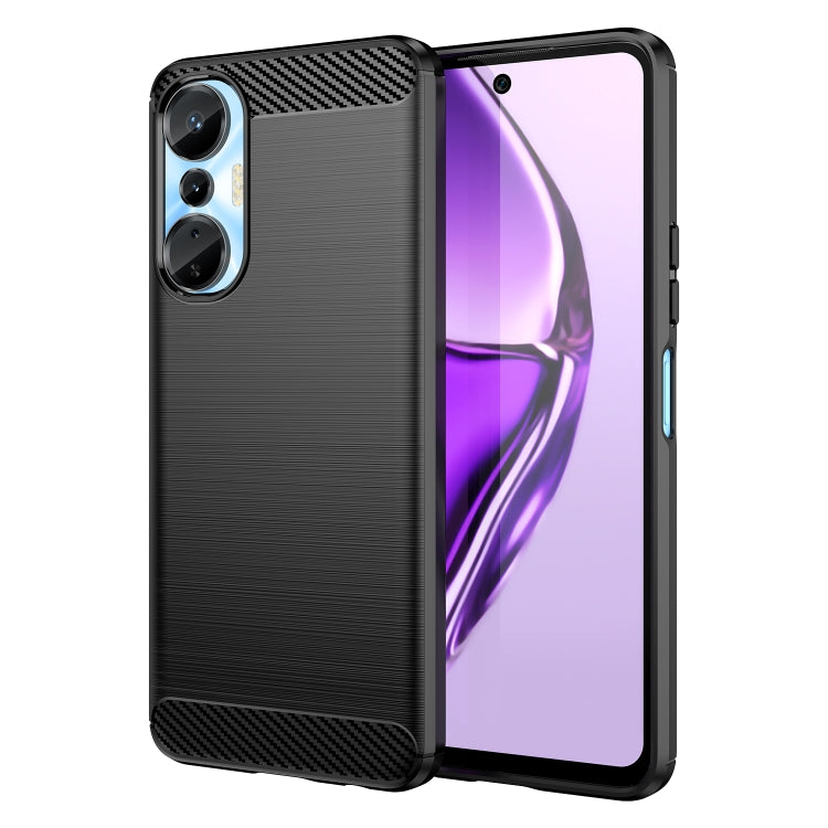 Custodia per telefono TPU in fibra di carbonio con trama spazzolata, For Samsung Galaxy F04, For Xiaomi Redmi K60E, For Xiaomi Poco C50, For Xiaomi Redmi Note 12 Pro Speed, For Infinix Note 12i, For Infinix Hot 12 Play, For Infinix Hot 12 Play NFC     ...