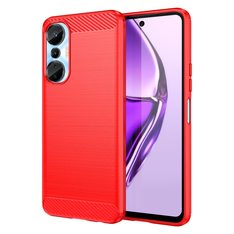 Custodia per telefono TPU in fibra di carbonio con trama spazzolata, For Samsung Galaxy F04, For Xiaomi Redmi K60E, For Xiaomi Poco C50, For Xiaomi Redmi Note 12 Pro Speed, For Infinix Note 12i, For Infinix Hot 12 Play, For Infinix Hot 12 Play NFC     ...