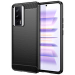 Custodia per telefono TPU in fibra di carbonio con trama spazzolata, For Infinix Hot 12 Pro, For Xiaomi Redmi K60, For Xiaomi Redmi K60 Pro, For Xiaomi Redmi 12C