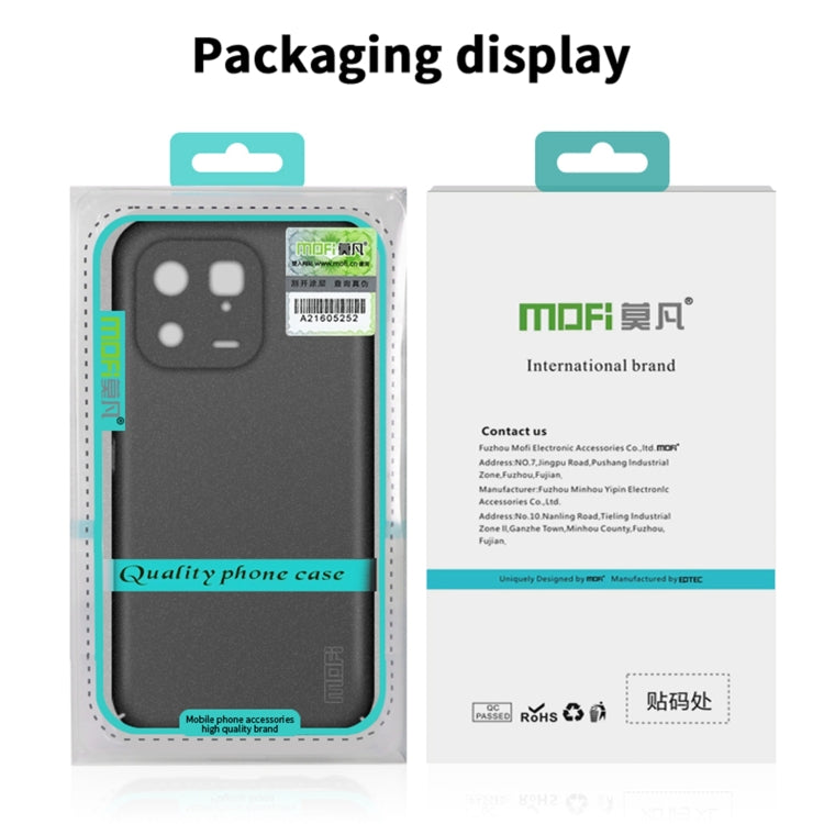 Custodia rigida per PC ultrasottile satinata serie MOFI Fandun, For Xiaomi 13, For Xiaomi 13 Pro