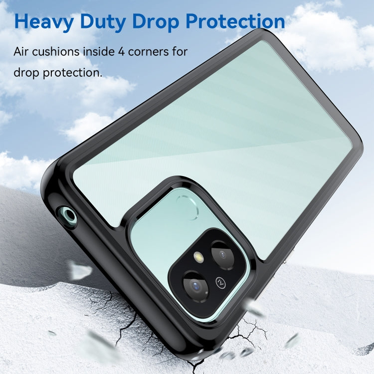 Custodia per telefono in acrilico + TPU serie colorata, For Xiaomi Redmi 12C