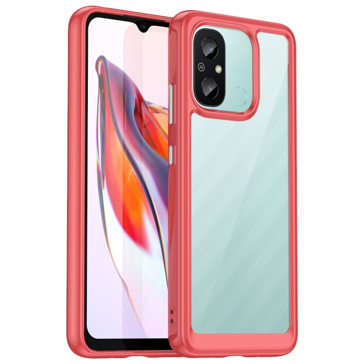 Custodia per telefono in acrilico + TPU serie colorata, For Xiaomi Redmi 12C