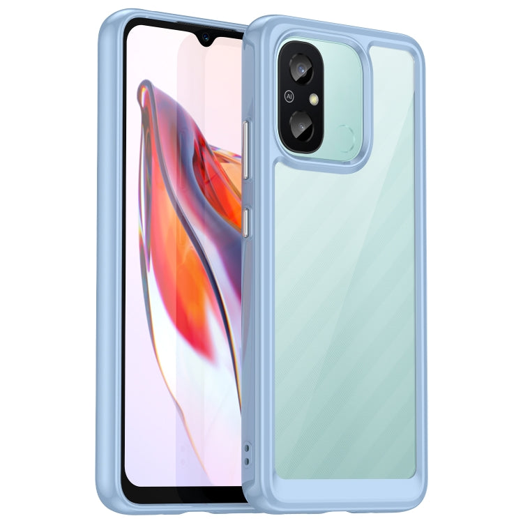 Custodia per telefono in acrilico + TPU serie colorata, For Xiaomi Redmi 12C