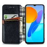Custodia per telefono in pelle magnetica pressata a griglia cubica, For Honor X8 5G, For infinix Note 11, For OPPO Reno8 Pro, For OPPO Reno8