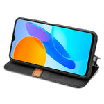 Custodia per telefono in pelle magnetica pressata a griglia cubica, For Honor X8 5G, For infinix Note 11, For OPPO Reno8 Pro, For OPPO Reno8