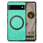Per la custodia per telefono in pelle Magsafe tinta unita Google Pixel 6A, For Google Pixel 6A