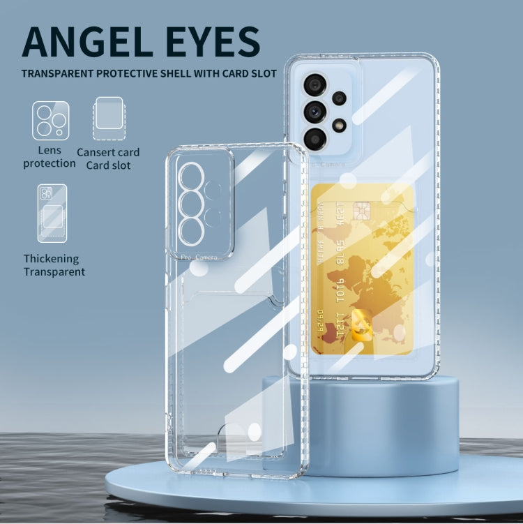 Card Bag Custodia per telefono trasparente antiurto, For Samsung Galaxy A34 5G, For Samsung Galaxy A54 5G, For Samsung Galaxy A13 5G, For Samsung Galaxy M23 5G / M13 5G, For Samsung Galaxy A32 4G, For Samsung Galaxy A32 5G / M32 5G                     ...
