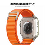 Per Apple Watch Ultra 49mm ENKAY Hat-Prince Telaio PC impermeabile a copertura totale + custodia in vetro temperato 9H