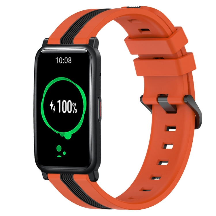 Cinturino in silicone bicolore verticale da 20 mm, For Honor Watch ES, For Honor  Magic Watch2 42mm