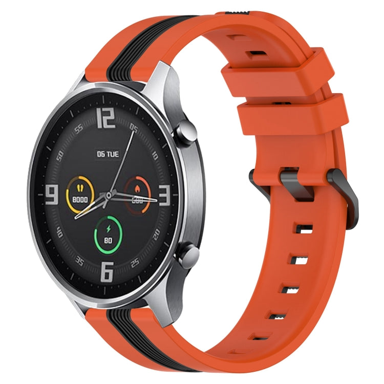 Cinturino in silicone bicolore verticale da 22 mm, For Xiaomi MI Watch Color, For Xiaomi MI Watch S1 Active