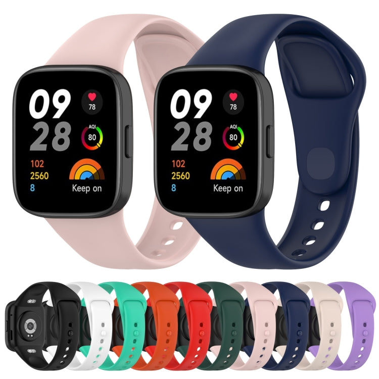 Cinturino per orologio in silicone tinta unita tipo loop, For Redmi Watch 3
