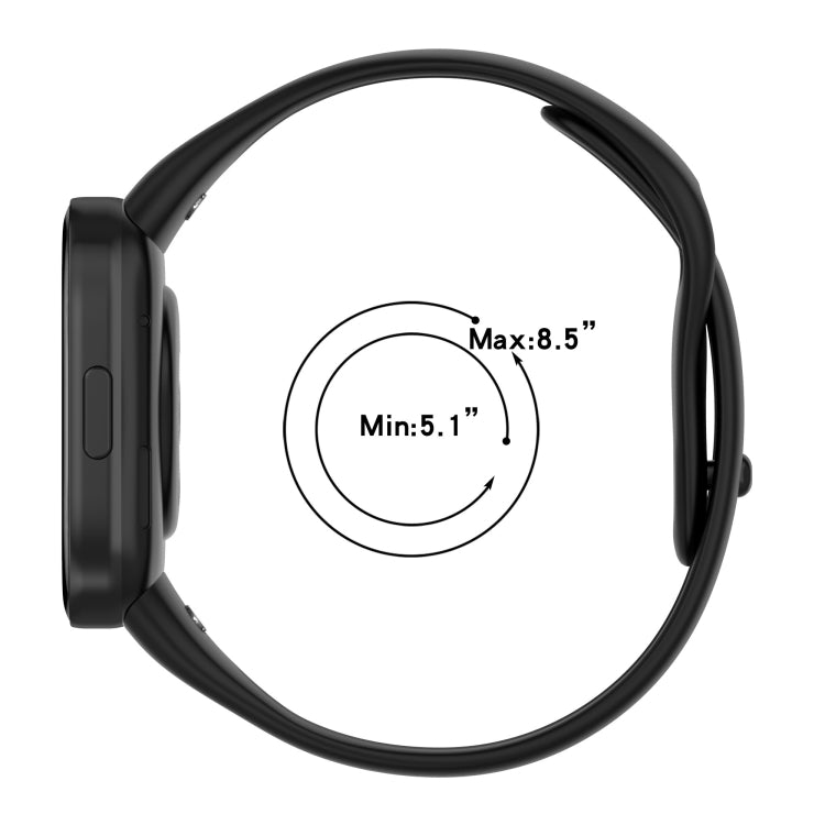 Cinturino per orologio in silicone tinta unita tipo loop, For Redmi Watch 3