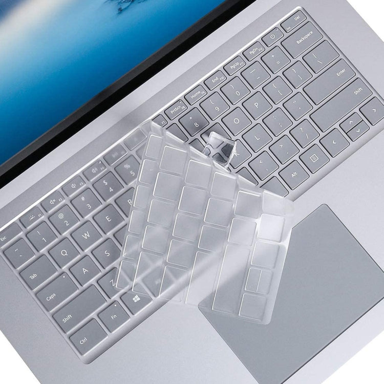 ENKAY Pellicola protettiva per tastiera ultrasottile in morbido TPU, For Microsoft Surface Laptop Go 1/2 12.4, For Microsoft Surface Laptop 2/3/4/5 13.5