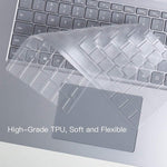 ENKAY Pellicola protettiva per tastiera ultrasottile in morbido TPU, For Microsoft Surface Laptop Go 1/2 12.4, For Microsoft Surface Laptop 2/3/4/5 13.5